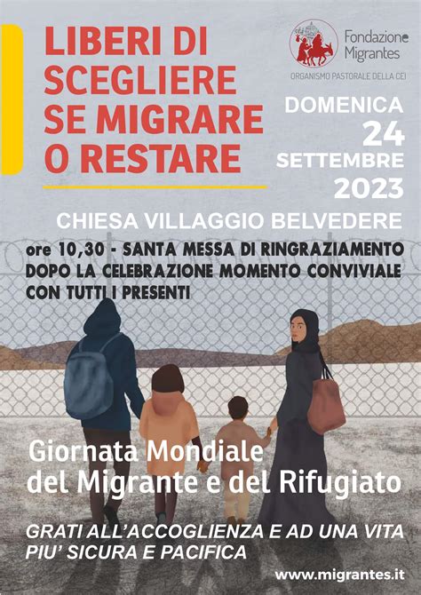 Settembre Giornata Mondiale Del Migrante E Del Rifugiato Diocesi