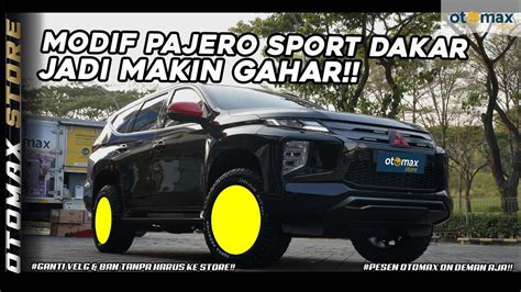 Modifikasi All New Pajero Sport Dakar Makin Gahar Pakai Velg Lenso Mx