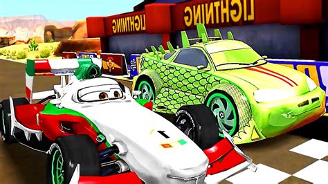 Cars 2 Fast As Lightning Francesco Italian Wonder Vs Komodo Youtube