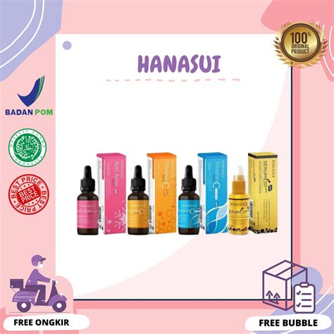 Jual Hanasui Serum Anti Acne Gold Whitening Vitamin C Vitamin C