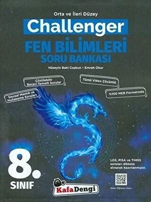 Kafa Dengi Yayınları 8 Sınıf Fen Bilimleri Challenger Soru Bankası