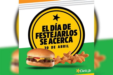 Celebra El D A Del Ni O Con Una Hamburguesa Gratis En Carls Jr