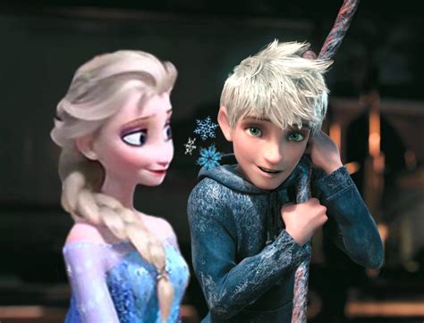 Jack And Elsa S Snowflakes Elsa Jack Frost Photo Fanpop