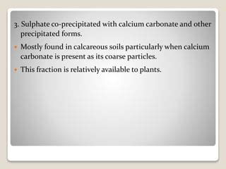 sulfur fertilizer source and forms | PPT