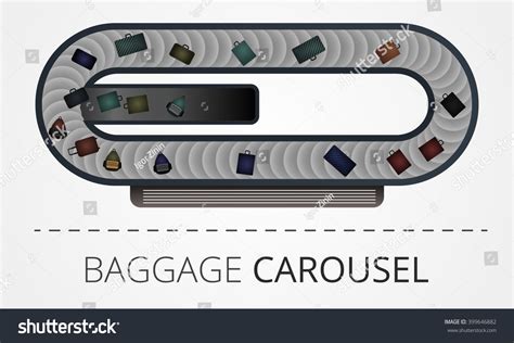 Modern Baggage Carousel Construction Stock Vector (Royalty Free) 399646882 | Shutterstock