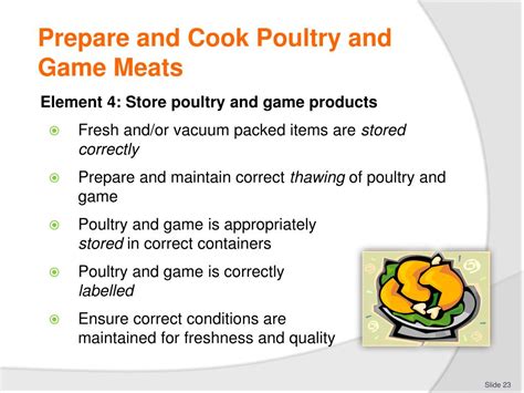 Ppt Prepare And Cook Poultry And Game Meats Powerpoint Presentation