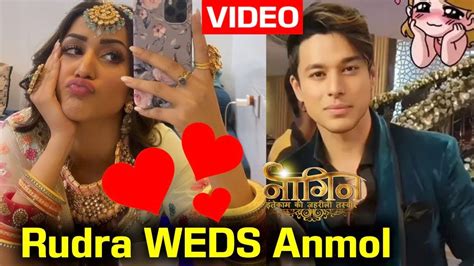 Pratik Sehajpal Aka Rudra Weds Anmol In Naagin 6 Rudra Anmol Wedding