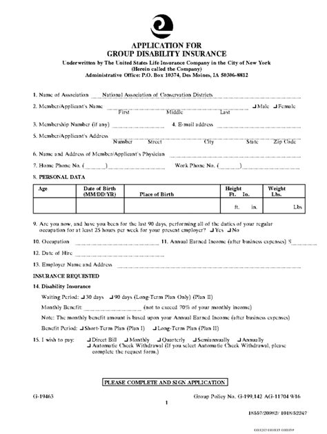 Fillable Online Prudential Long Term Disability Claim Form Pdf Fax