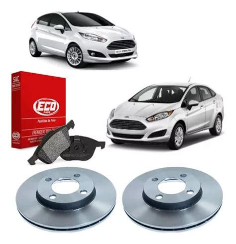 Kit Discos E Pastilhas Freio New Fiesta Ford Ka Alta Durabil Frete Gr Tis