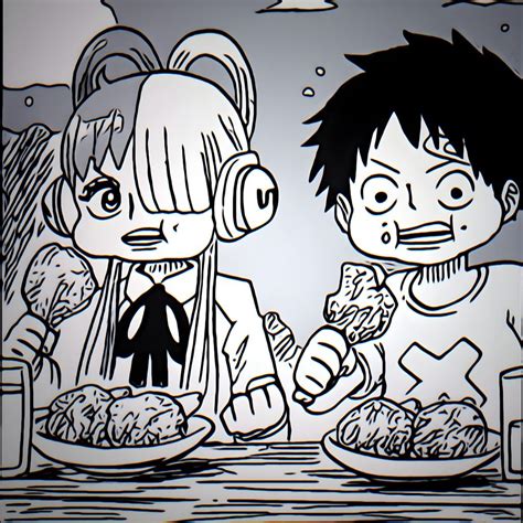 Luffy & Uta ️ - one piece