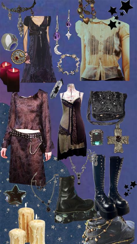 Whimsigoth Whimsigothic 90s Witchy Goth Witchy Outfits Hippie