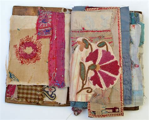 Thread And Thrift Fabric Book Fabric Journals Altered Book Art