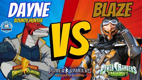 Power Rangers Legacy Wars Dayne Vs Cybervillain Blaze Youtube