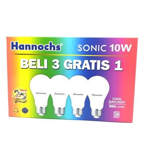 Jual Lampu Led Hannochs Paket W Beli Gratis W Watt Watt