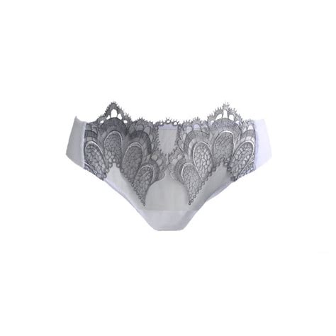 Ambra Lingerie Slips Grand Arche String Wit Italian Design