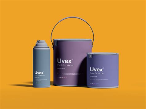 Paint Packaging Mockup