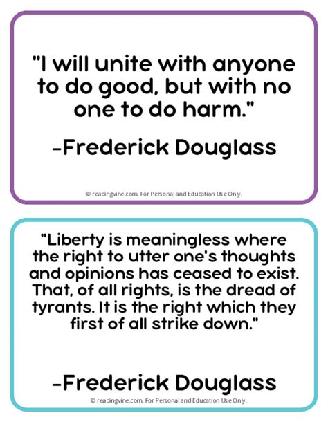 Frederick Douglass Quotes Page Three-Image - ReadingVine