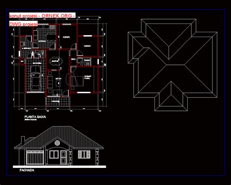 Proje Sitesi Konut Projesi Autocad Projesi