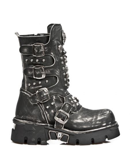 Men S Boots Newrock Nr M S Black Unisex New Rock Boots Men S