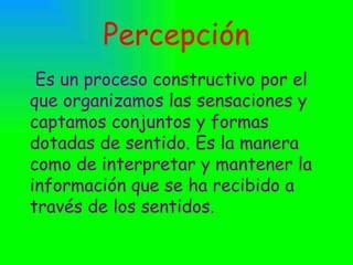 Percepcion Ppt