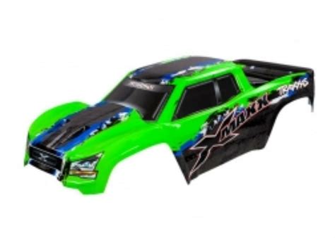 Traxxas 16 8s X Maxx Complete Painted Body Shell Wroll Cage Mounts