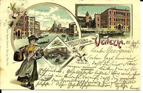 AK LITHO RICORDO DI VENEZIA 1897 4 BILDER Comprare Su Ricardo