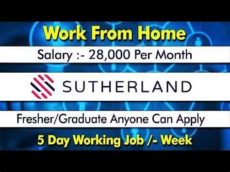 Sutherland Work From Home Job For Fresher Graduate Anyone Can Apply