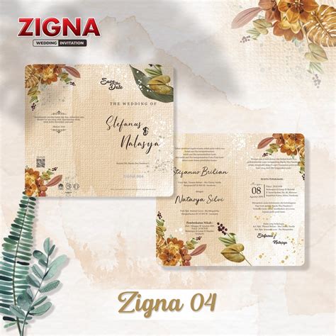 Jual ZIGNA 004 Blanko Undangan Blangko Undangan Undangan Murah