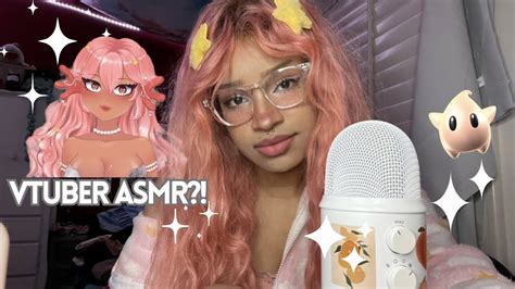 ASMR W My Vtuber Mic Triggers Mouth Sounds Aesthetic Pink