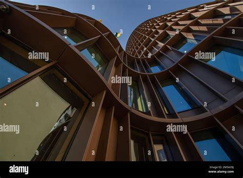 A Low Angle Shot Of The Axel Towers In Copenhagen Denmark Stock Photo