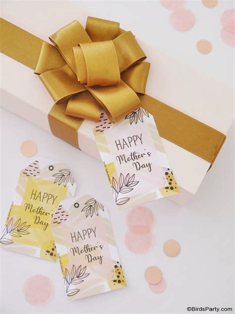 Free Printable Mother S Day Boho Gift Tags Party Ideas Party