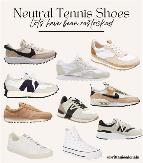 Neutral Tennis Shoes In 2023 White Tennis Shoes Outfit Black Tennis