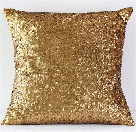 Gold Sequin Pillow