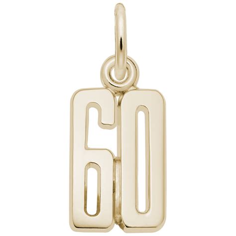 Thats My Number 60 Charm Rembrandt Charms