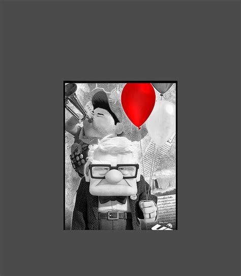 Disney Pixar UP Carl Russell Trumpet Red Balloon Digital Art by Judef ...