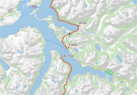 MICHELIN Volda map - ViaMichelin