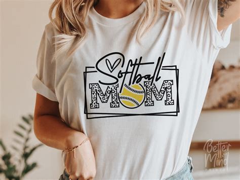 Softball Mom Svg Png Eps Mom Life Svg Mom Svg Softball Mom Shirt Svg