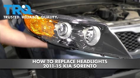 How To Replace Headlights Kia Sorento A Auto