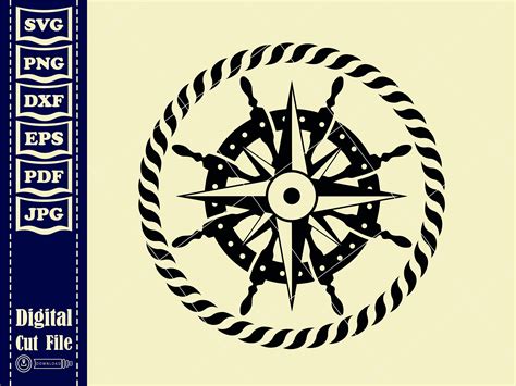 Ships Wheel Svg Bundle Captains Wheel Svg Captains Wheel Etsy