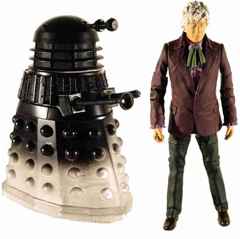 Doctor Who 5″ 3rd Doctor with Light Wave Dalek, Third Doctor – Comics-N-Stuff