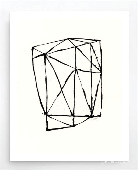 Prism Art Print | Modern Art | Black and White Art | – Rob and Bob