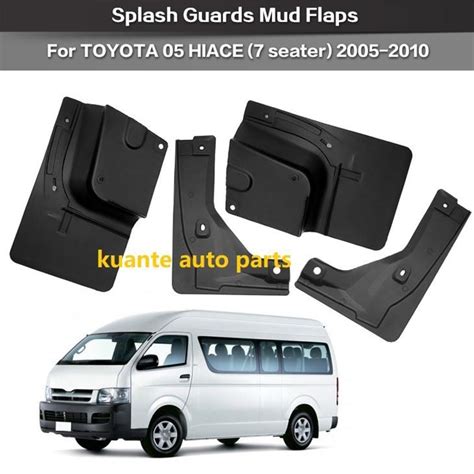 China Rubber Car Tire Splash Guard Toyota Hiace Mud Flaps Manufacturers