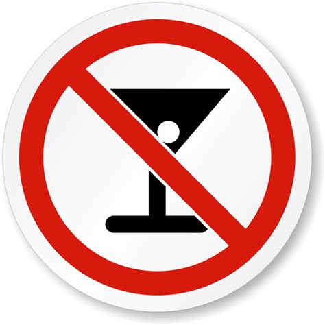 No Alcohol Sign Png