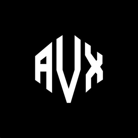 Avx Buchstaben Logo Design Mit Polygon Form Avx Polygon Und W Rfelform