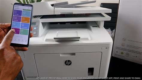 Hp Laserjet Pro M148dw How To Scan Your Document Via Hp Smart App