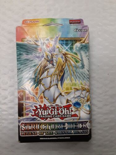 Yu Gi Oh Structure Deck Legends Of The Crystal Beasts 1ST EDITION