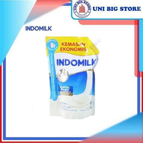 Jual Indomilk Susu Kental Manis Putih SKM 545 Gr Pouch Shopee Indonesia