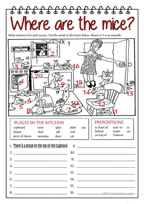 Where Are The Mice English Esl Worksheets For Distance Learning And