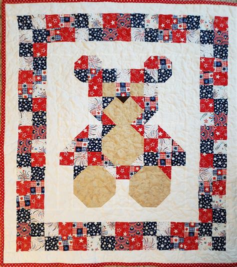 Quilted Teddy Bear Pattern