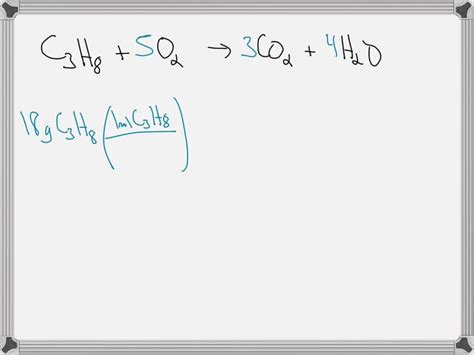 Solved The Combustion Of Propane C H Produces Co And H O C H G